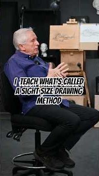 What Is Sight-Size Drawing? 🎨 Rob Gutteridge Explains the Classical Method #shorts #drawing