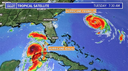 Tracking Hurricanes Idalia, Franklin | No impacts expected in Central Pa.