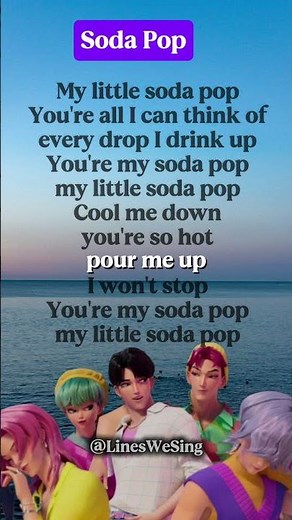 Saja Boys - Soda Pop (Lyrics) K-pop demon hunters #songlyrics #kpop #sajaboys #sodapop