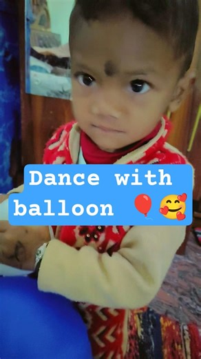 🔥balloon🎈milte hi dance suru 🥰#babymasti #shortvideo #cute #funnybaby #viral