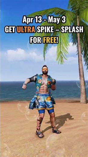 Splash Festival Party starts! Get Ultra Striker Skin SPIKE – Splash for free! #BloodStrike #BS