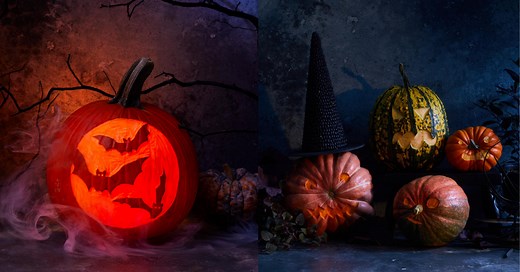 The Easy Starry Night Pumpkin Carving Idea Everyone on Your Block Will Talk About
