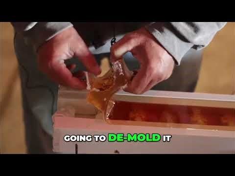 De-Molding Concrete Skull Countertops: Silicone Mold Magic! #shorts