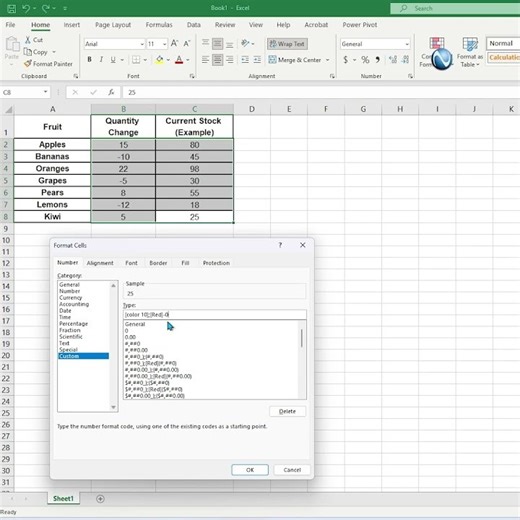 Excel Formatting Hack: Automatically Color Positive Green & Negative Red