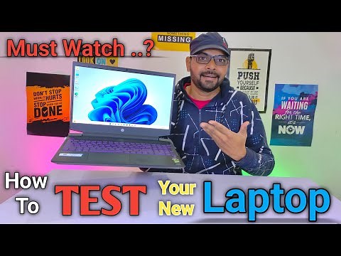 How to Check New Laptop After Before Buying ⚡Important Test On New Laptop ⚡