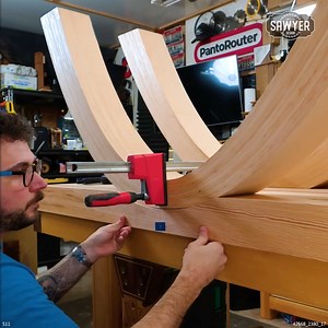 435K views · 4.6K reactions | Building an EPIC Workbench with 500-Year-Old Timber | Sawyer Design | Facebook