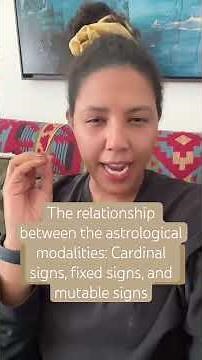 How the cardinal signs, fixed signs, and mutable signs relate to each other in astrology #zodiac