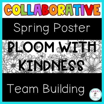 Spring Blooming Collaborative Poster Team Building Activity