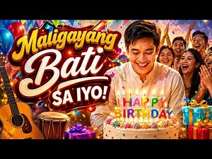Maligayang Bati sa Iyo! 🎂 Best Tagalog Happy Birthday Song 4 Minutes 2026