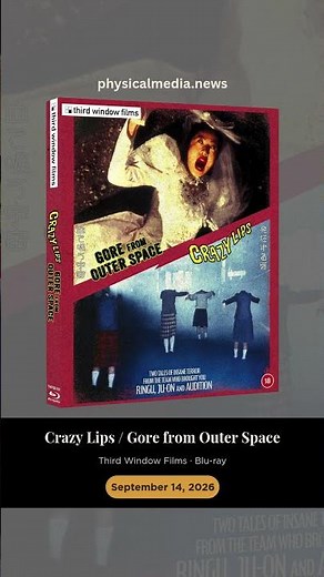 Crazy Lips / Gore from Outer Space hits Blu-ray in September