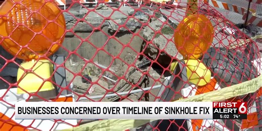 Downtown Omaha businesses express concern over sinkhole repairs and ongoing construction