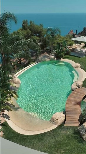 Piscine lagon avec vue mer 🌊 | Inspiration luxe et évasion