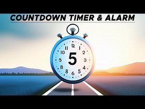 5 Hour Timer with Countdown and Alarm ⏰ | 5 Hour Countdown Timer