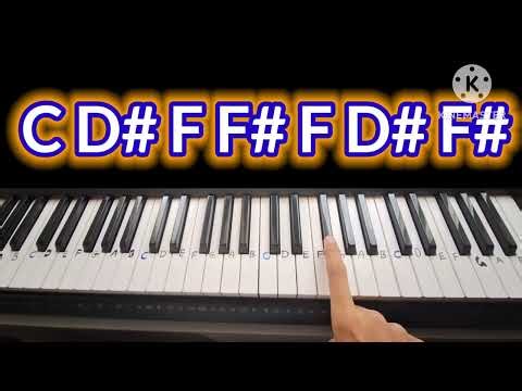 Among Us Drip Theme 🎵 Easy Piano Tutorial | Beginner Friendly + Notes | Viral Song