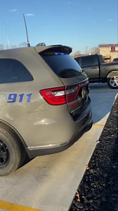 New K9 Durango for Trenton Police Department has hit the road! This vehicle is equipped with all Federal Signal lighting equipment including the Integrity Light Bar and Pathfinder 200 controller. Call us today for all of your emergency equipment and upfitting needs! | Ridgenet Public Safety Solutions