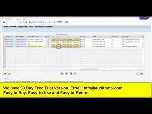 sap security sox grc sod risk audit compliance - Setting Alert for Transports