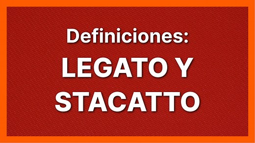 ¿Qué es el legato y staccato en la música y el canto?