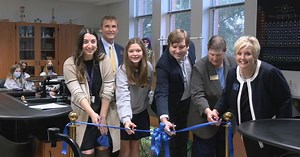 Sacred Heart Model School students impressed with new science lab