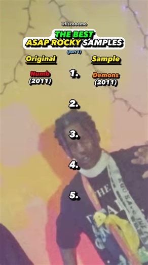 Whats A$AP Rockys best sample? #asaprocky #sample #dontbedumb #stayhere4life #sundress