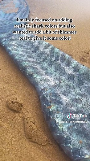 Realistic Tiger Shark Silicone Mermaid Tail Unboxing & Swimming