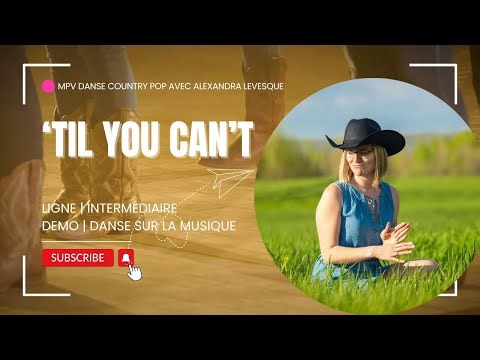 'Til You Can't | Line Dance | Country pop