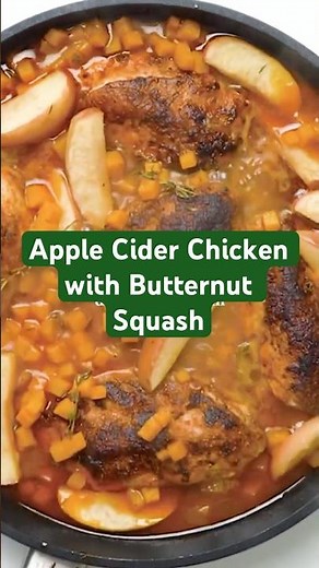 One Pan Apple Cider Chicken | Cozy Fall Dinner in 40 Minutes