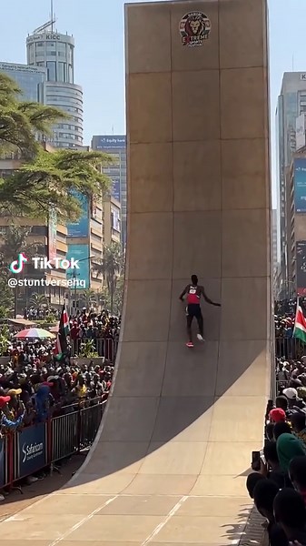 Nairobi's Fastest Feet vs Gravity Long-distance runner energy vs a six-story wall. 😱 Gravity lost. #WallRun #StuntVideo #ExtremeAthletics #Parkour #Freerunning #CityStunt #Adrenaline #NextLevel #SpectatorFootage #PhoneFootage #ViralStunt #GravityDefying #viral #trending