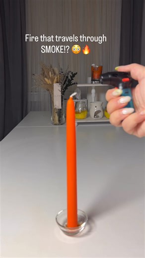 7.7K views · 111 reactions | Magic Hack ️️️ This candle hack is insane!  Blow out the candle… wait… and magically relight it from the rising smoke! Everyone will think you’re a wizard 慄✨#FireTrick #MagicHacks #LifeHackMom #SmokeMagic #ScienceFun #HolidayMagic #ChristmasDIY #FamilyFun | Vitamomhack | Facebook