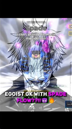 Egoist GK with Spade Flow??!! ♠️🔥 #bluelockrivals #roblox #robloxshorts #bluelock #donlorenzo