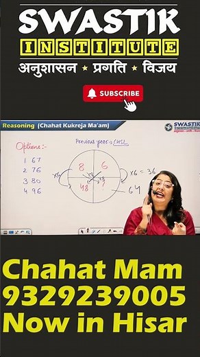Reasoning | Analogy Trick 02 | Chahat Ma'am | The Swastik Institute