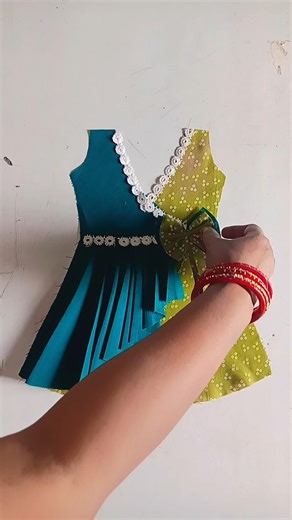 Baby frock cutting