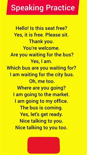 Learn Easy English Conversation Between Two People | Speaking Practice #english #learnenglish