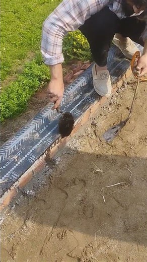 DPC waterproofing membrane sheet #construction #dpc #membranesheet #basementconstruction #1000sub