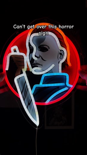 The Ultimate Neon Sign for Horror Enthusiasts!