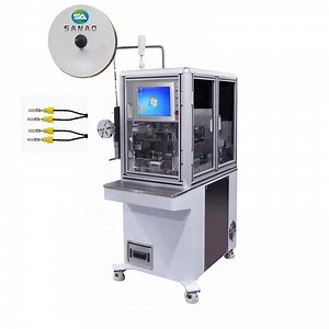 [Hot Item] SA-Fa300-2 Semi-Automatic Double Wire Stripper Seal Inserting Terminal Crimping Machine