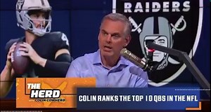 24K views · 984 reactions | Colin Cowherd talks Derek Carr and Ranks his current top 10 NFL QBs. -Jax | The Raiders Silver & Black | Facebook