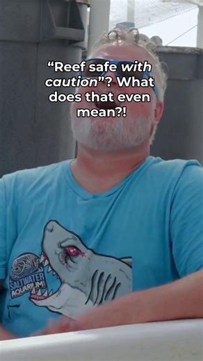 4.9K views · 36 reactions | “Reef safe with caution”? What does that even mean?! #ReefSafe #reeftank #predatortank #fowlrtank #AquariumLife | SaltwaterAquarium.com | Facebook