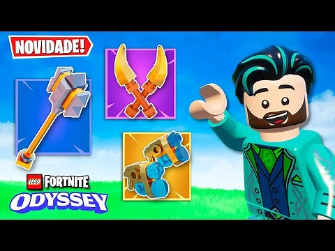 Tudo sobre as Novas Armas do LEGO Fortnite Odyssey (Como desbloquear, Fazer e Usar)