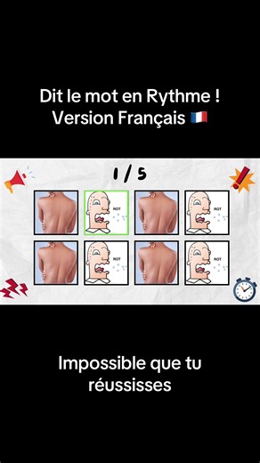Dit le mot en rythme : Challenge musical en français