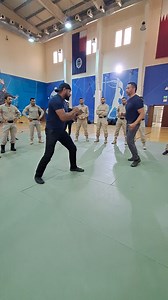 Closing the distance to a subject, sometimes called penetrating the reactionary gap, can involve certain risks for a police officer. Angles and footwork can help minimize those risks. Some things to consider are: - Keeping weapon side away (sidearm weapon retention.) - Keeping distance from the subject’s dominant hand to minimize strike zone. - Keeping to the Outside Line (outside of their arms) as to avoid entanglement. Once in clinch range, it opens the door for various control techniques. We 