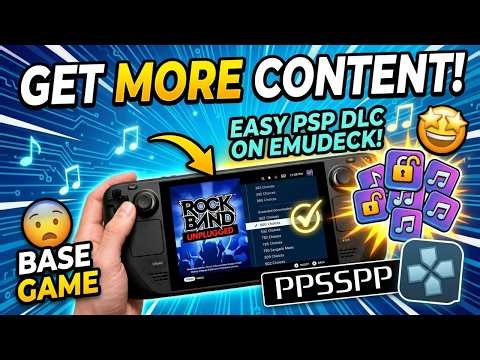 Easily Add DLC to PSP Games on EmuDeck! (Steam Deck Guide)