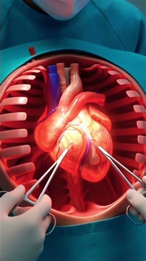 How Doctors Do Heart Bypass Surgery Inside the Body #Heart #Heartbypasssurgery