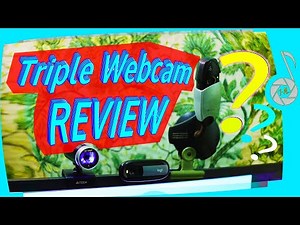 TRIPLE WEBCAM Comparison Review: | A4 Tech vs Logitech | With Sample Footage and Audio