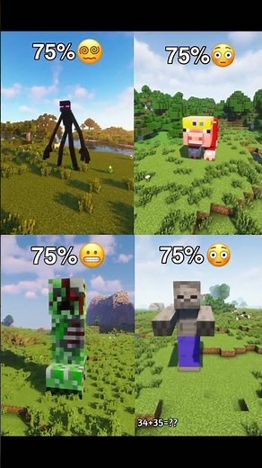 Minecraft Wellerman Edit: Which one is better? 😳 #shorts #minecraft