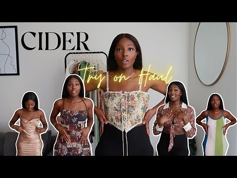 CIDER CLOTHING TRY ON HAUL & REVIEW | Styling Tips + Unique finds
