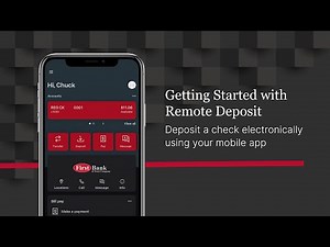 Getting Started with Remote Deposit | First Bank and Trust Company