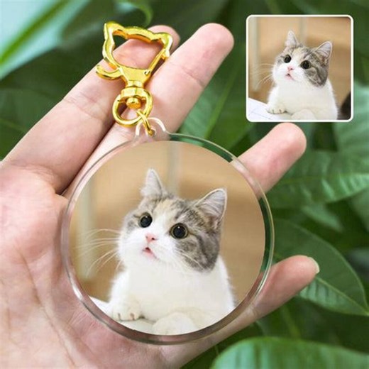 Custom Photo Keychains, Personalized Picture Keyring, Durable Aluminum Photo Key Tag, Unique Memorial Keepsake Gift for Family, Anniversary - Etsy