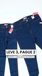 👖❤️‍🔥 PROMO LEVE 3, PAGUE 2 na BEIDÊ ganhe uma calça jeans de graça! Adicione 3 calças no carrinho e pague somente 2 *válido por tempo limitado Clique em comprar agora e garanta já a sua! | Beidê