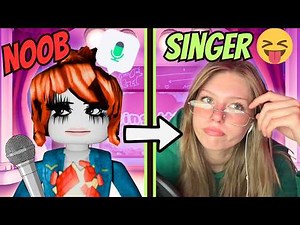 acting like A NOOB on Roblox SING IT! (Karaoke Battles)