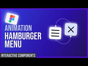 Hamburger Menu Animation | Figma Interactive Components